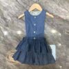 Denim Pinafore Dress