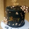 Black and Gold Cake